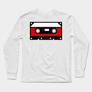 Red Cassette Long Sleeve T-Shirt